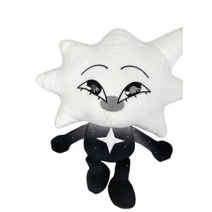 Makeship Celestial Star Plush Black White Gradient Limited Edition with Bag